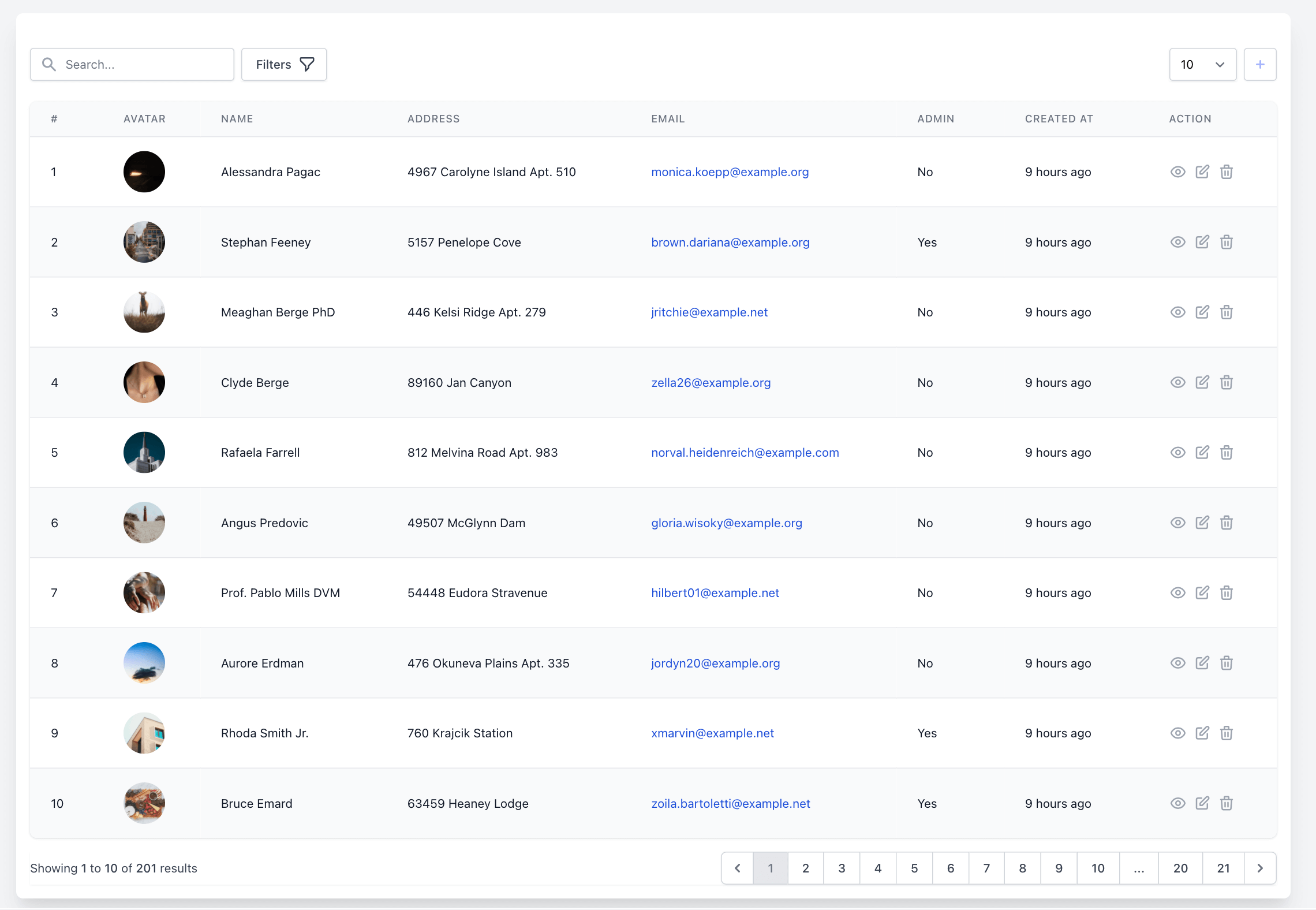 Livewire tables Docs